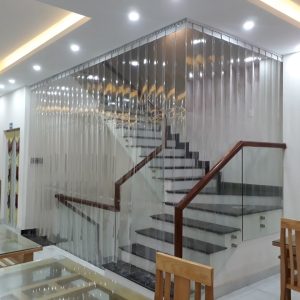 rèm ngăng lạnh: hệ kéo xếp